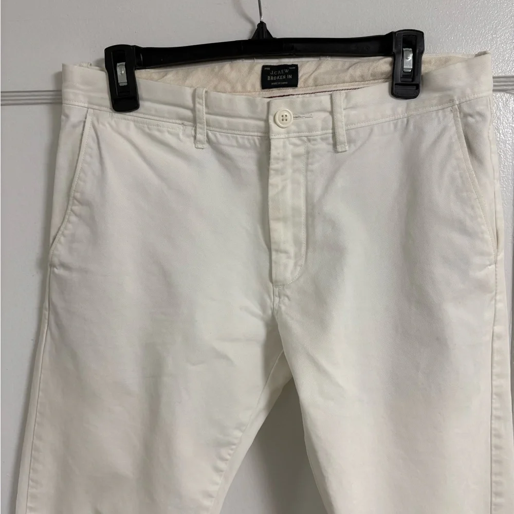 J. Crew White Men's Chinos